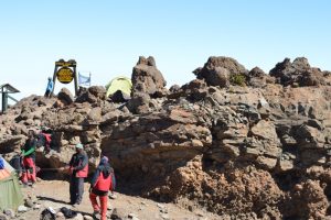 David Thuo Climbing Mt Kilimanjaro