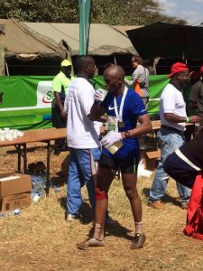 David Thuo at Lewa marathon 2015