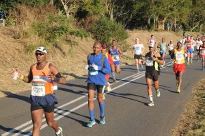 David Thuo at Comrades marathon South Africa